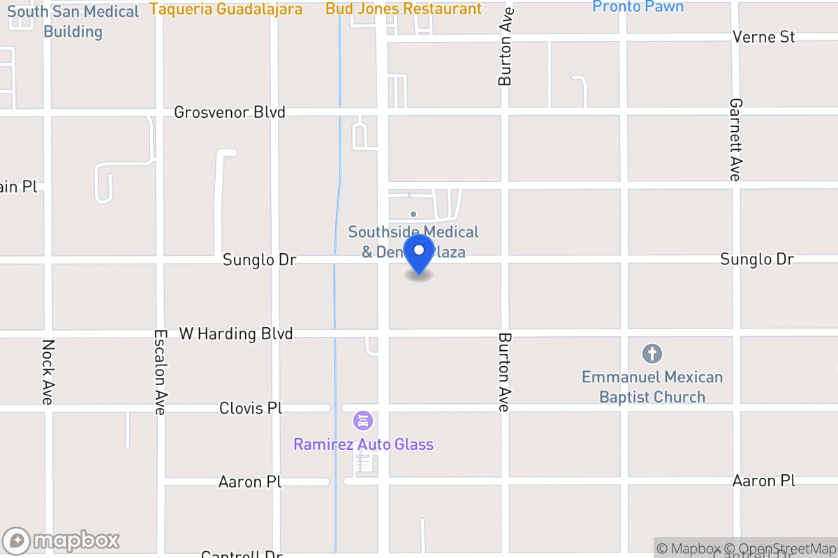 Map of 730  Sunglo Dr