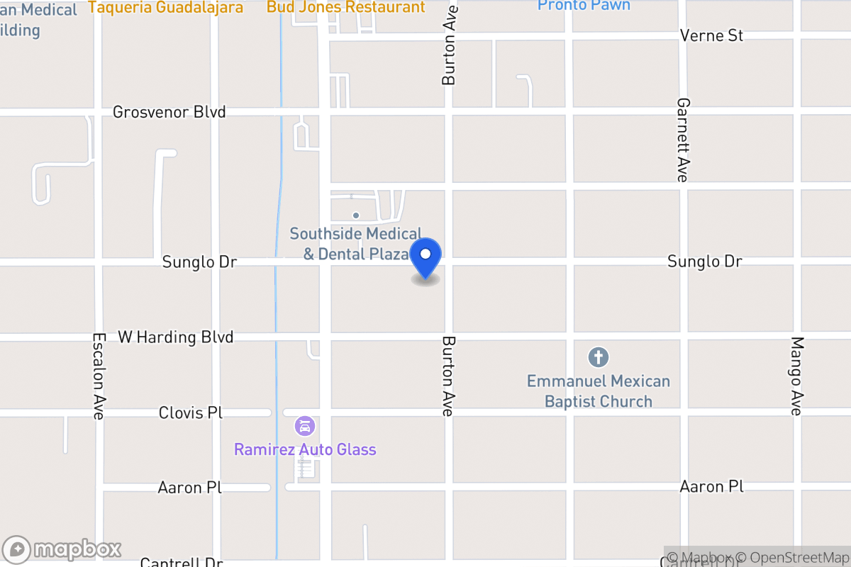 Map of 607  Burton Ave