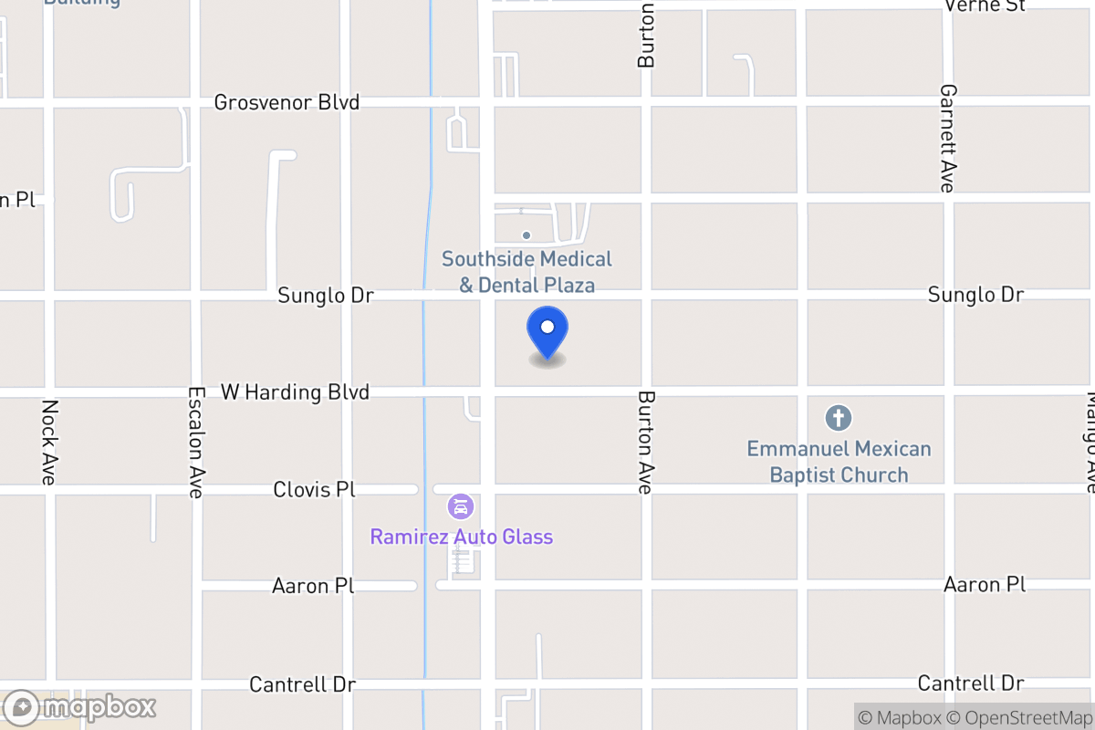 Map of 1127 W Harding Blvd