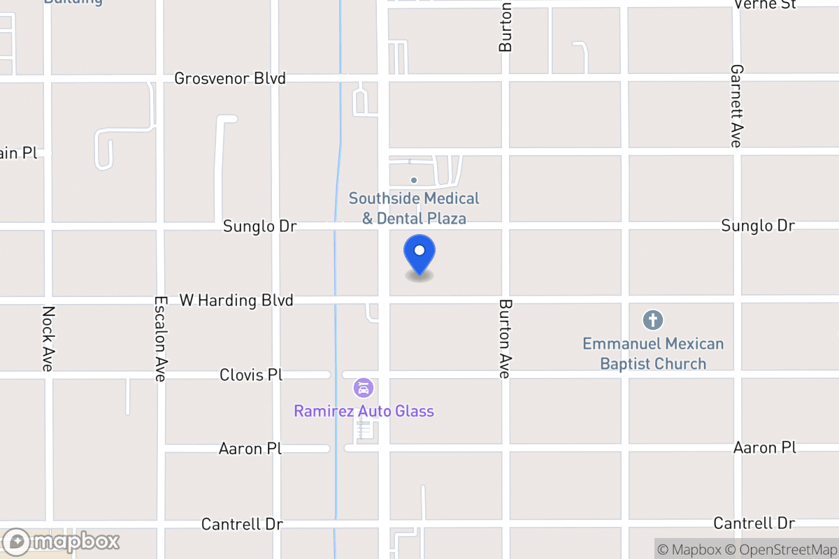Map of 1131 W Harding Blvd