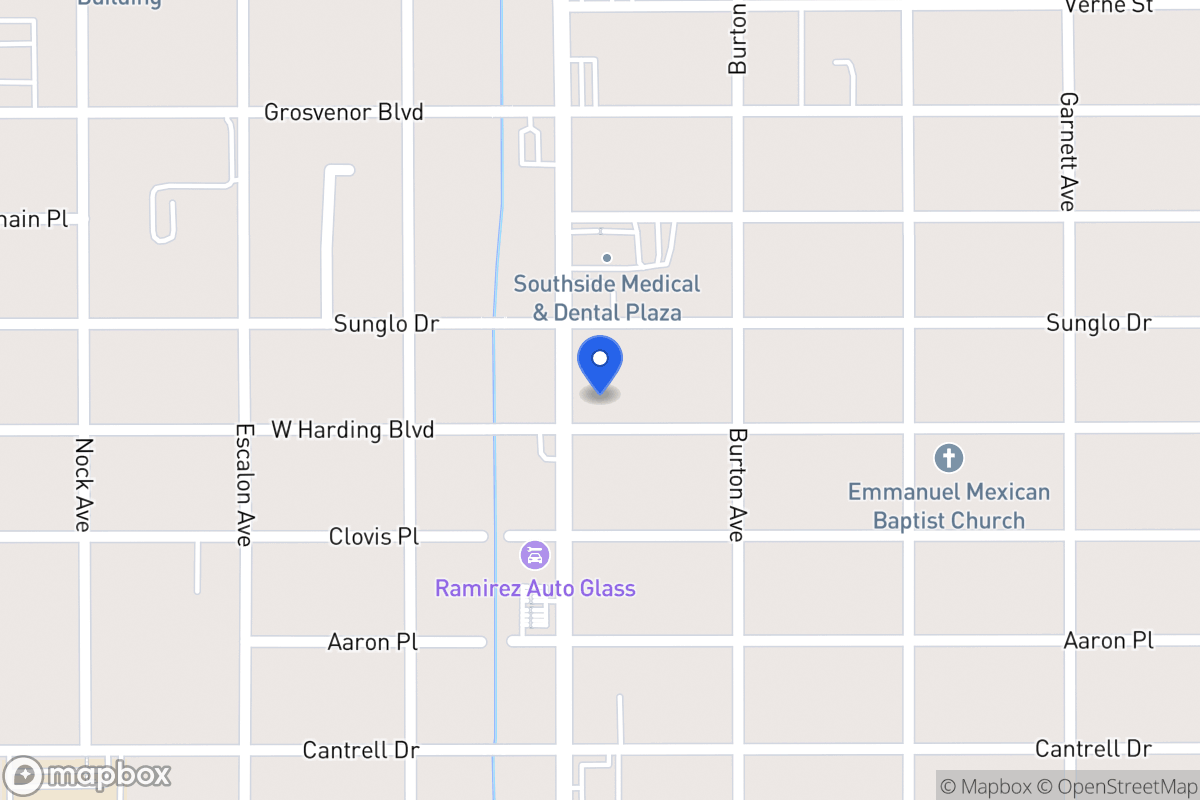 Map of 1135 W Harding Blvd