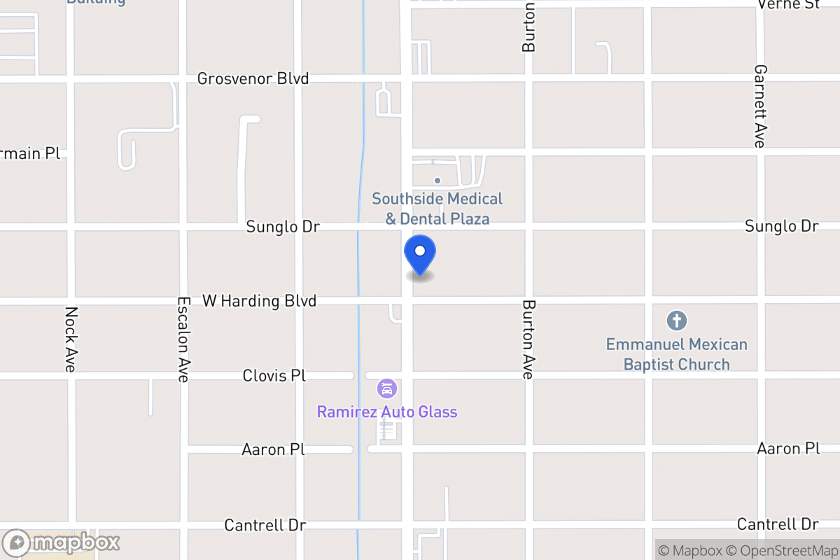 Map of 1139 W Harding Blvd