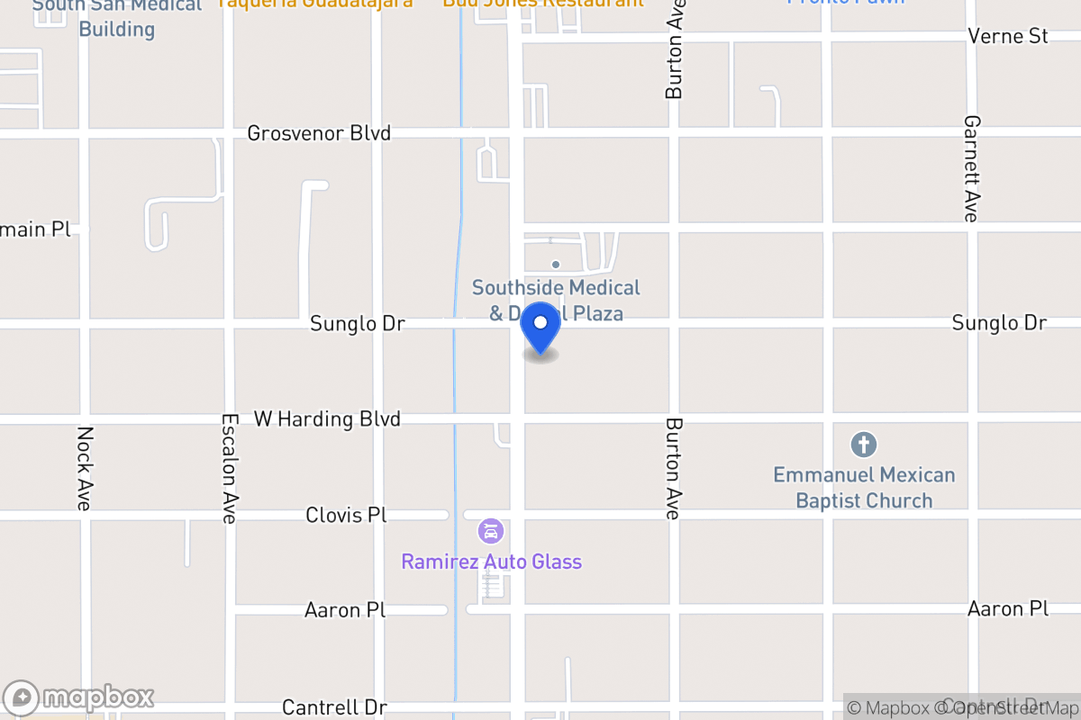 Map of 2506  Commercial Ave