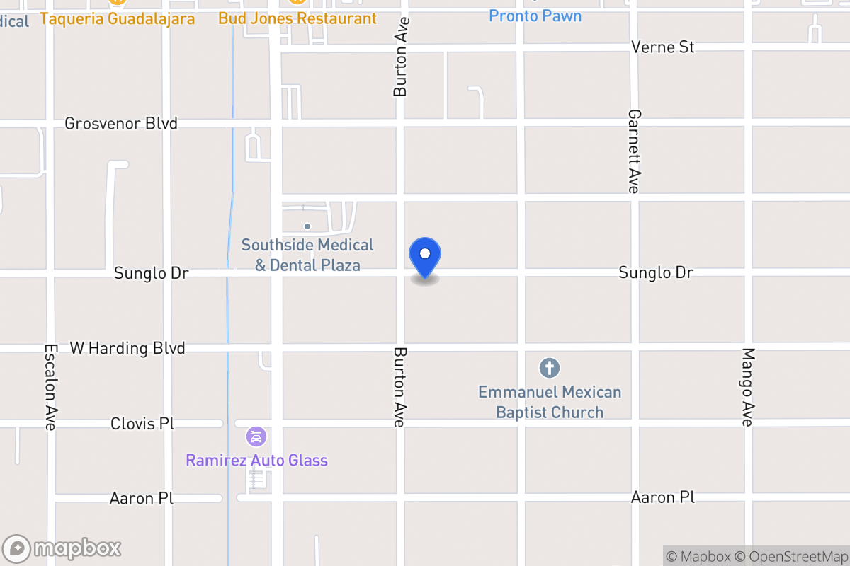 Map of 602  Burton Ave