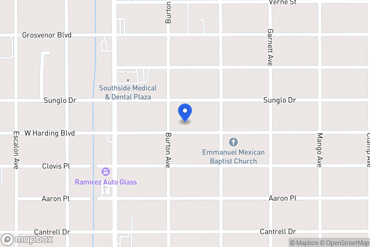 Map of 1031 W Harding Blvd