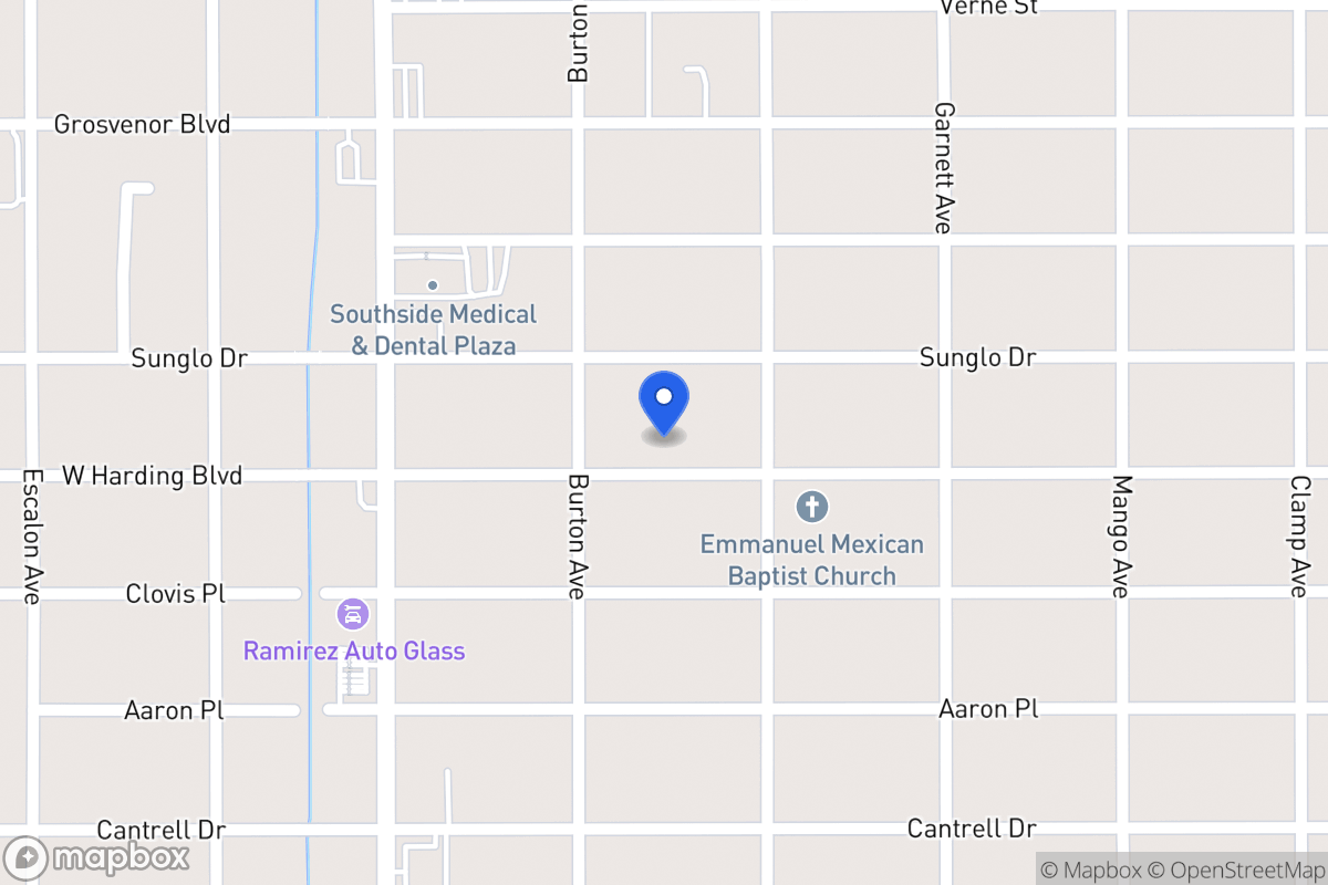 Map of 1023 W Harding Blvd