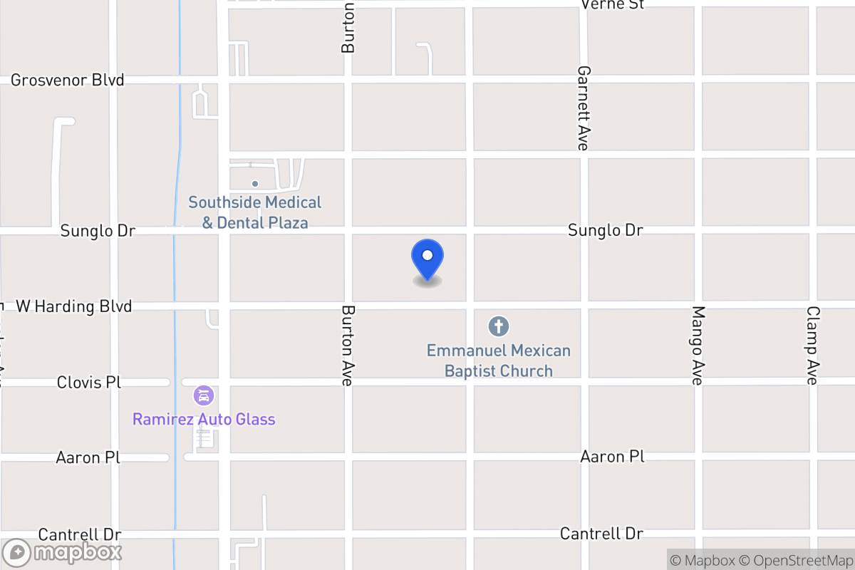 Map of 1015 W Harding Blvd
