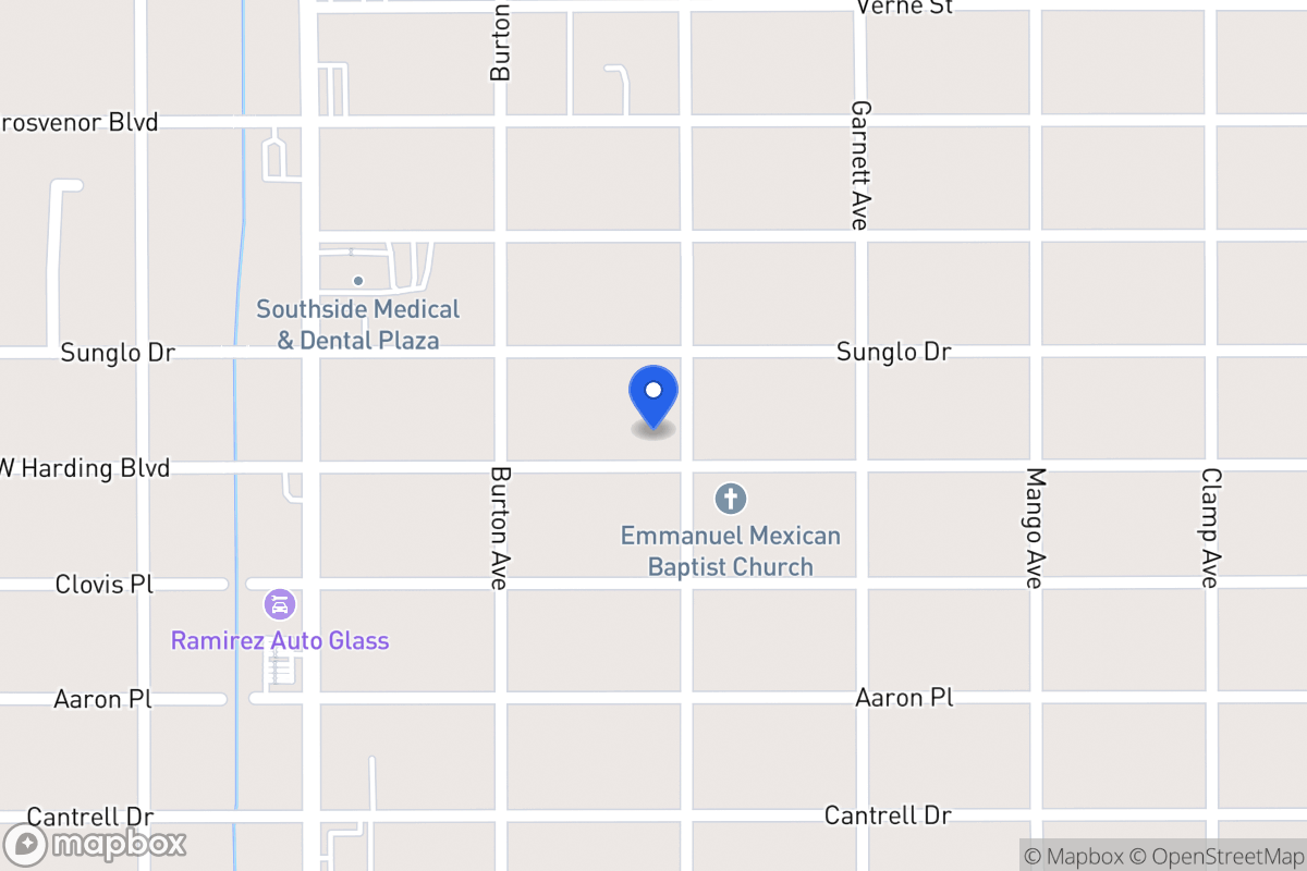 Map of 1007 W Harding Blvd