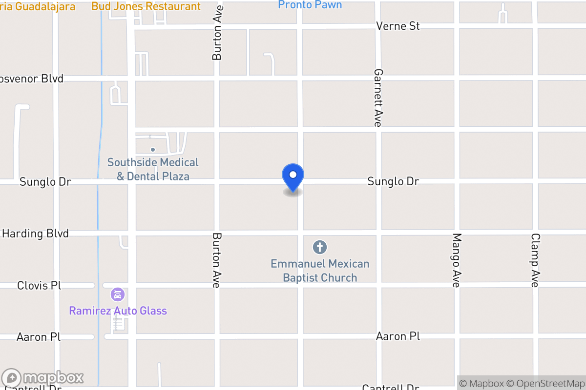 Map of 602  Sunglo Dr