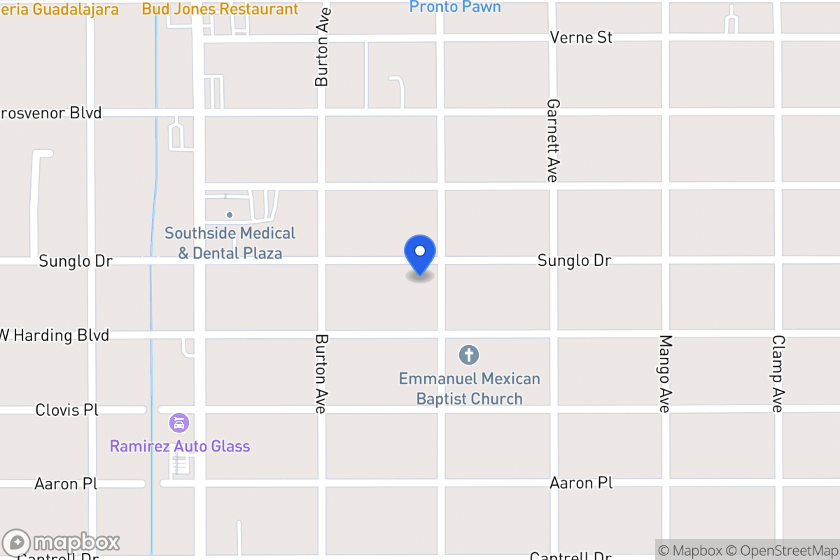 Map of 606  Sunglo Dr