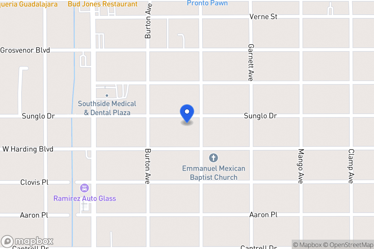 Map of 610  Sunglo Dr