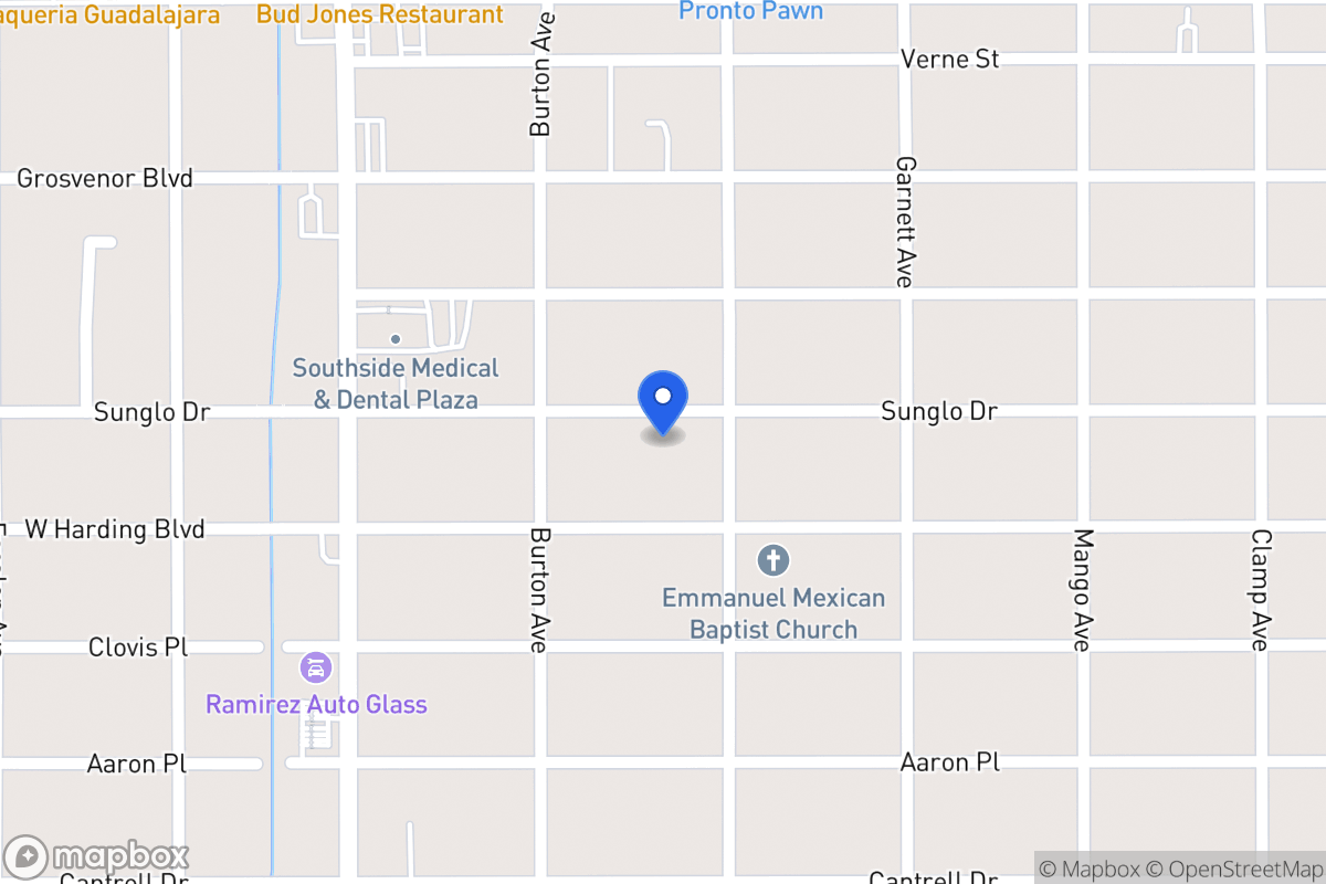 Map of 614  Sunglo Dr