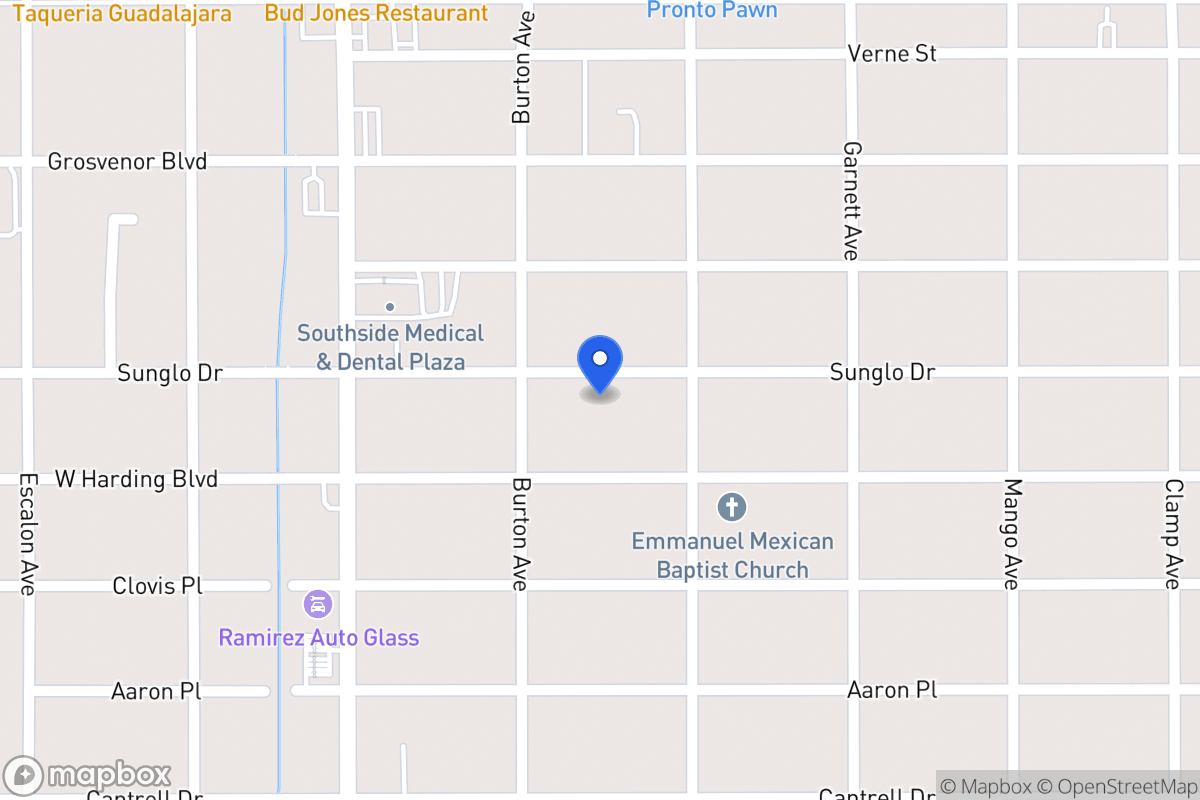 Map of 622  Sunglo Dr