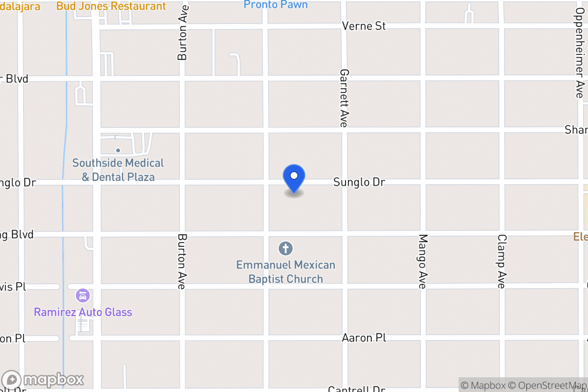 Map of 526  Sunglo Dr