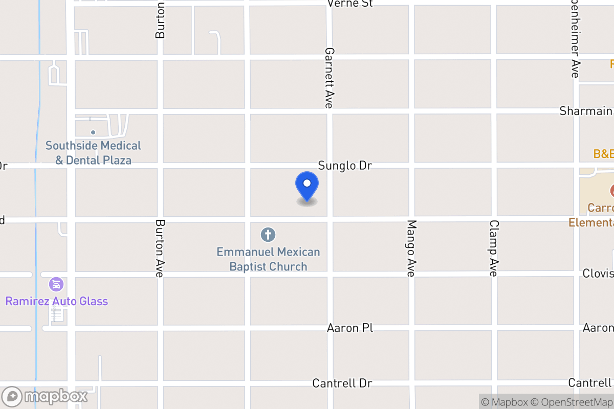 Map of 911 W Harding Blvd