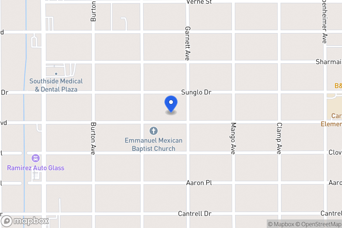 Map of 915 W Harding Blvd