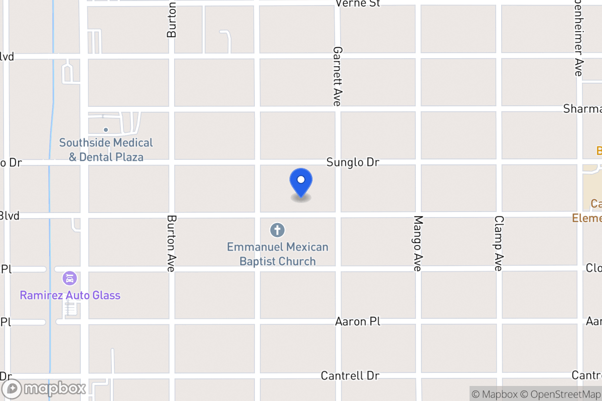 Map of 919 W Harding Blvd