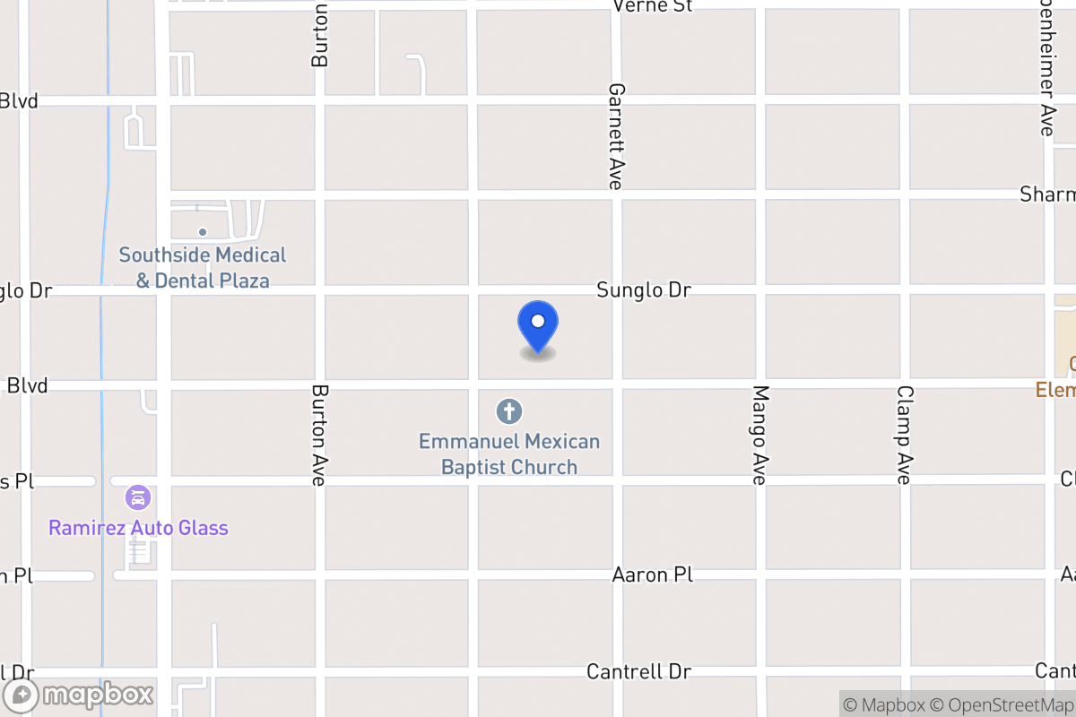 Map of 923 W Harding Blvd