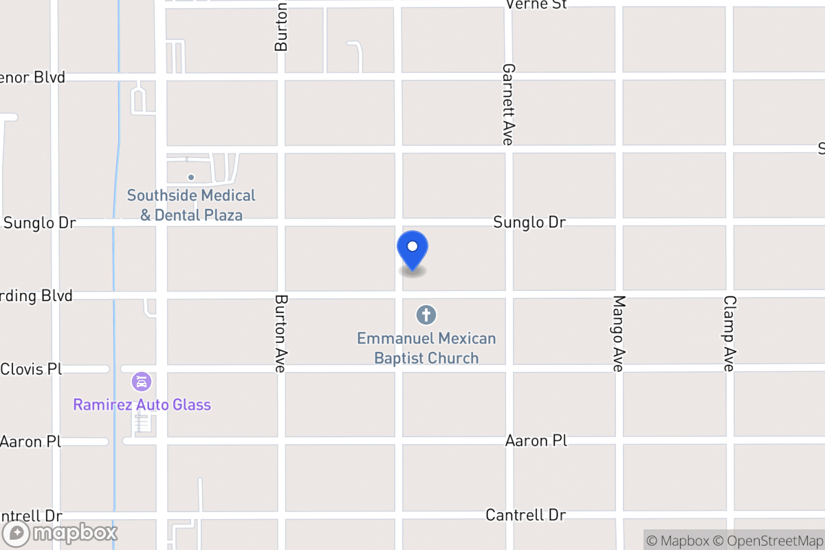 Map of 939 W Harding Blvd