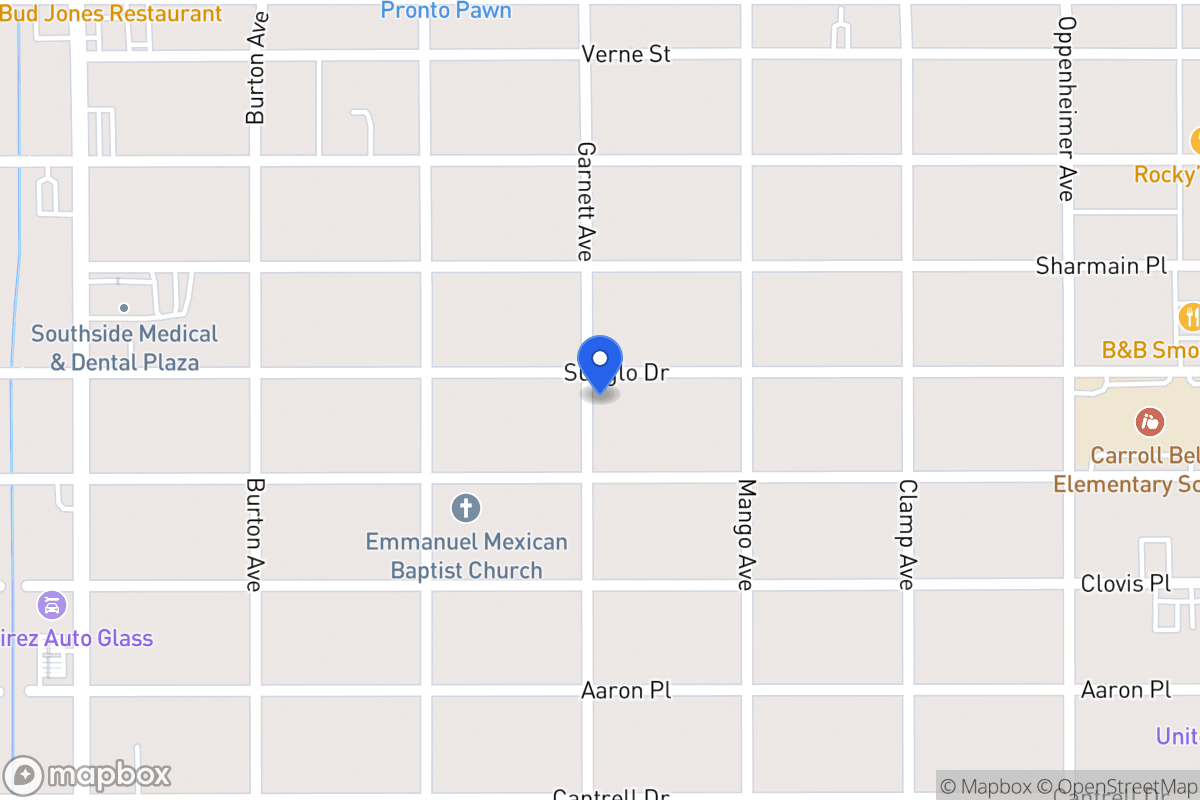 Map of 438  Sunglo Dr