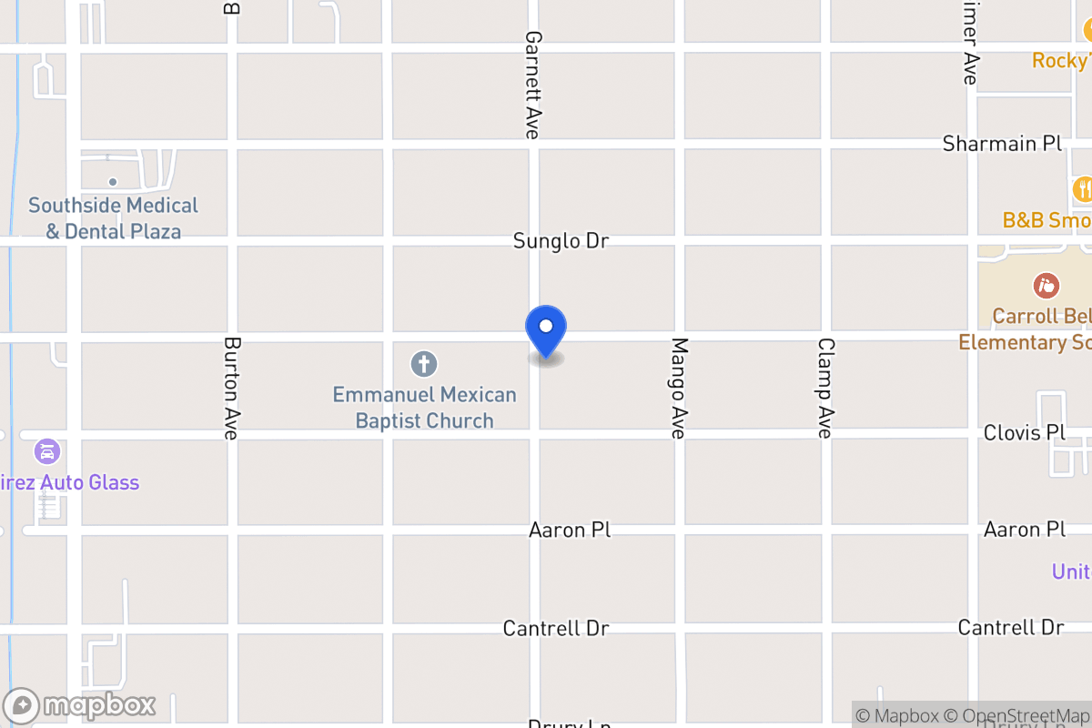 Map of 838 W Harding Blvd
