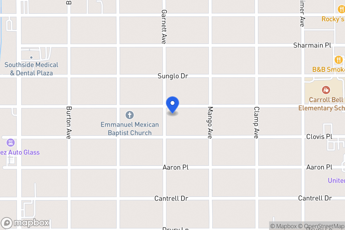 Map of 834 W Harding Blvd