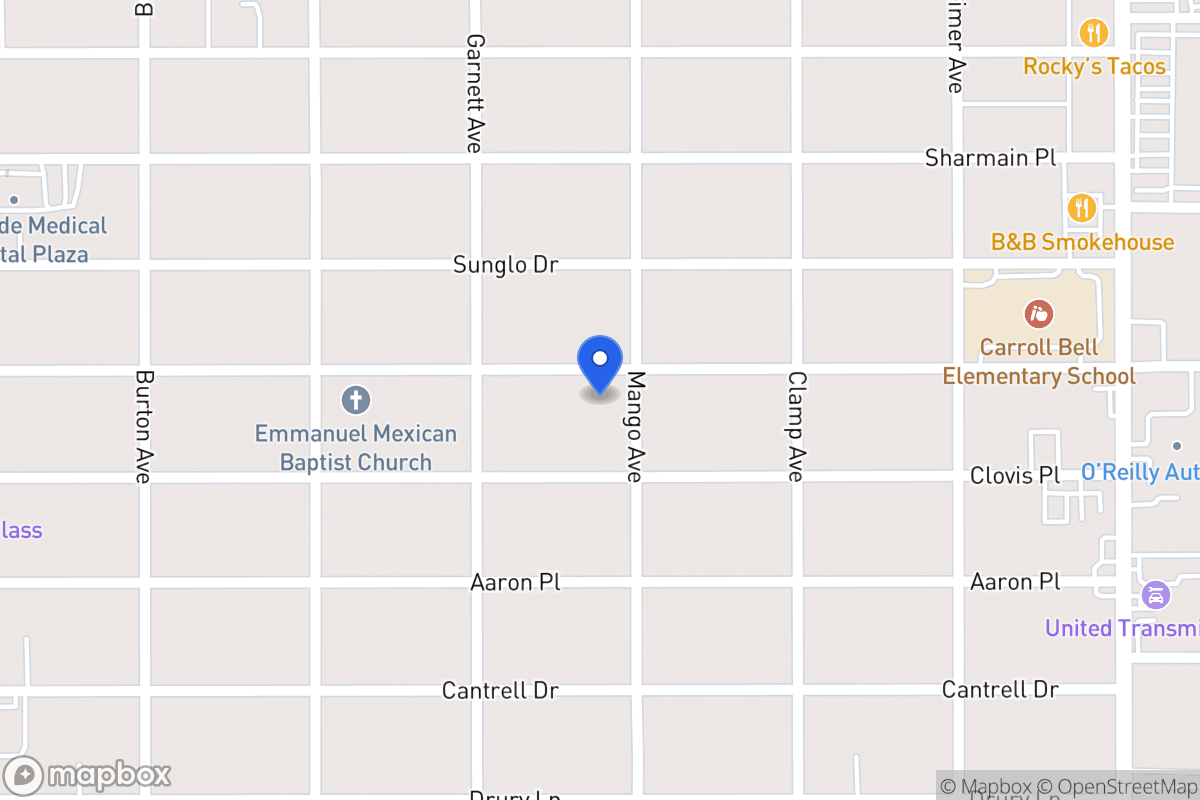 Map of 806 W Harding Blvd