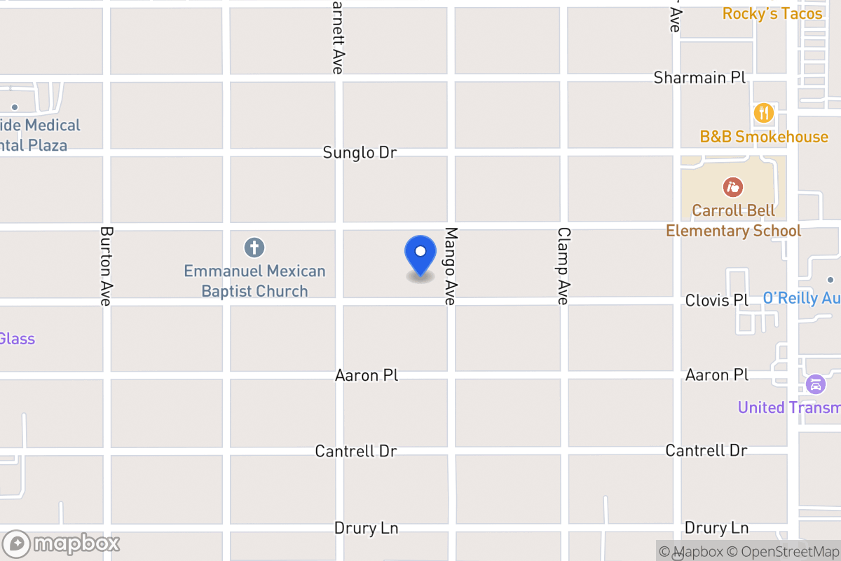 Map of 411  Clovis Pl