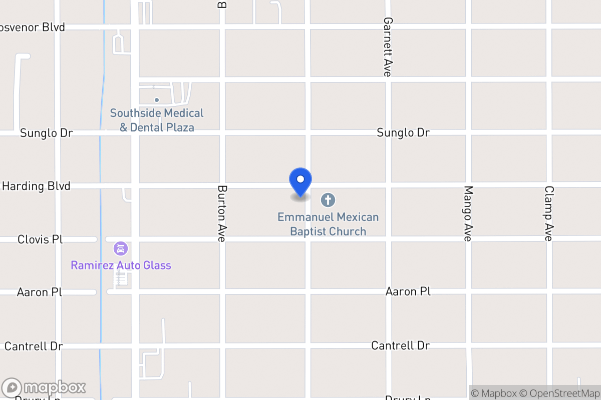 Map of 1002 W Harding Blvd