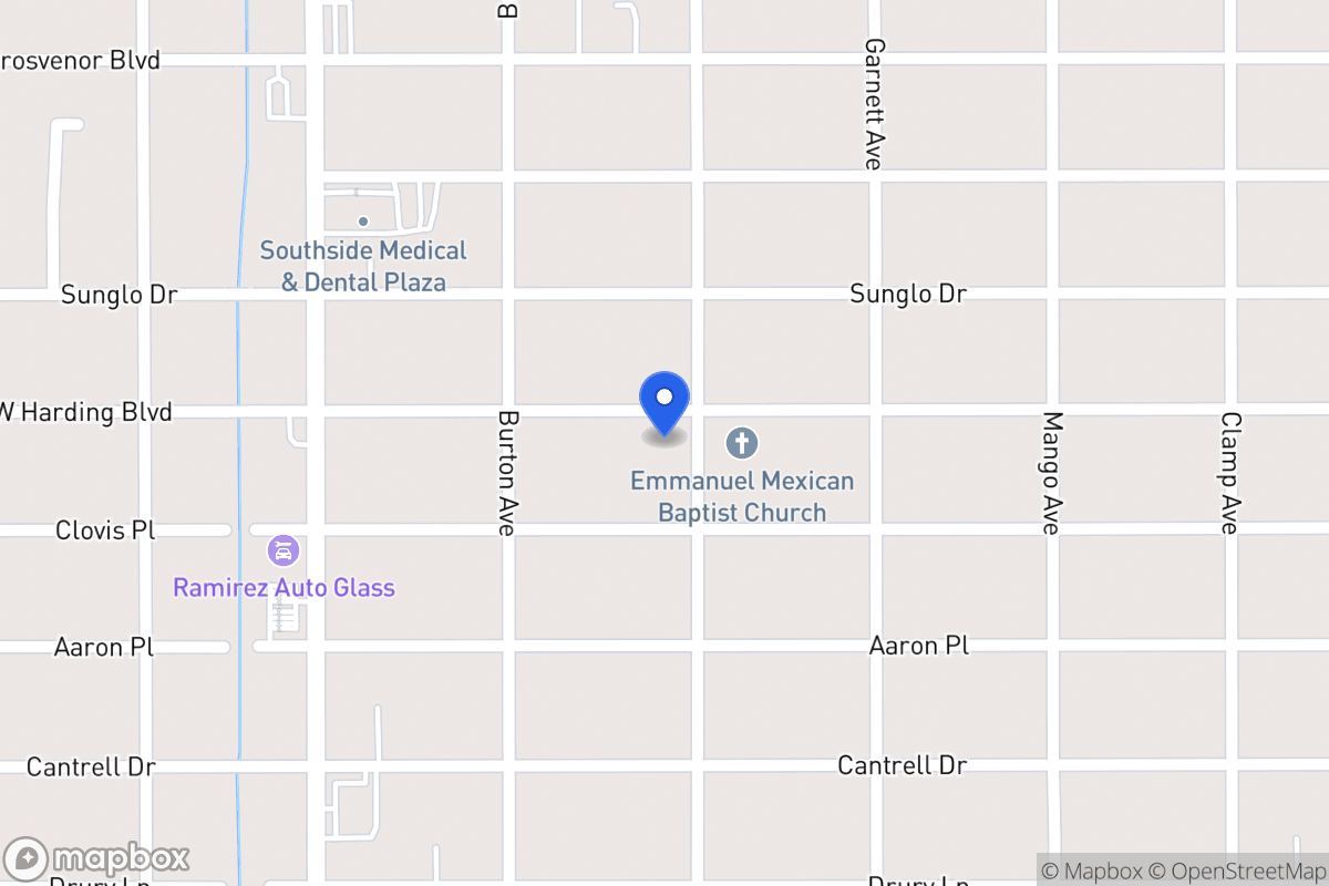 Map of 1006 W Harding Blvd
