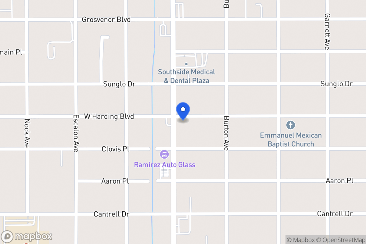 Map of 2600  Commercial Ave
