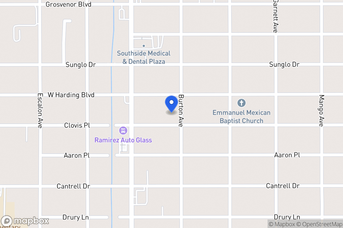 Map of 715  Burton Ave