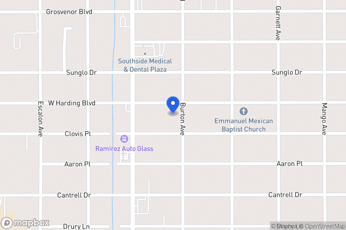 Map of 709  Burton Ave