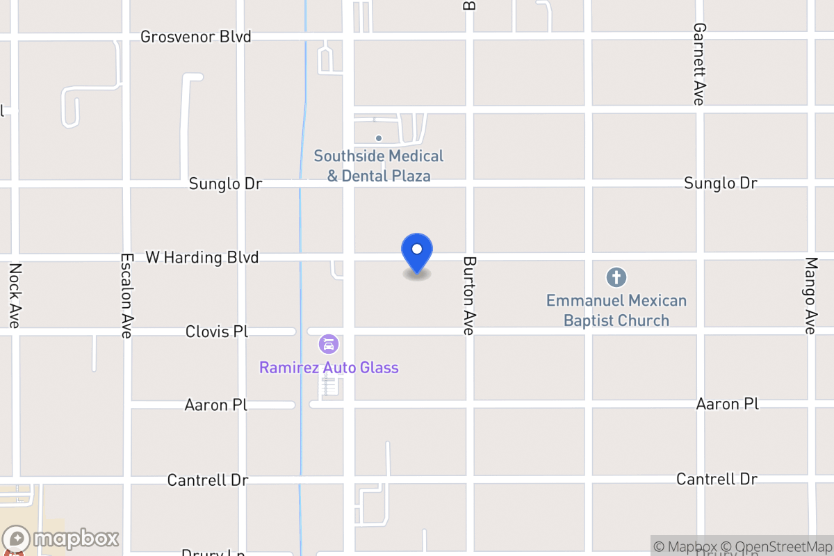 Map of 1114 W Harding Blvd