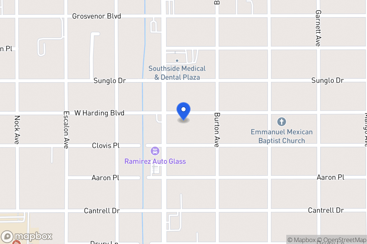 Map of 1126 W Harding Blvd