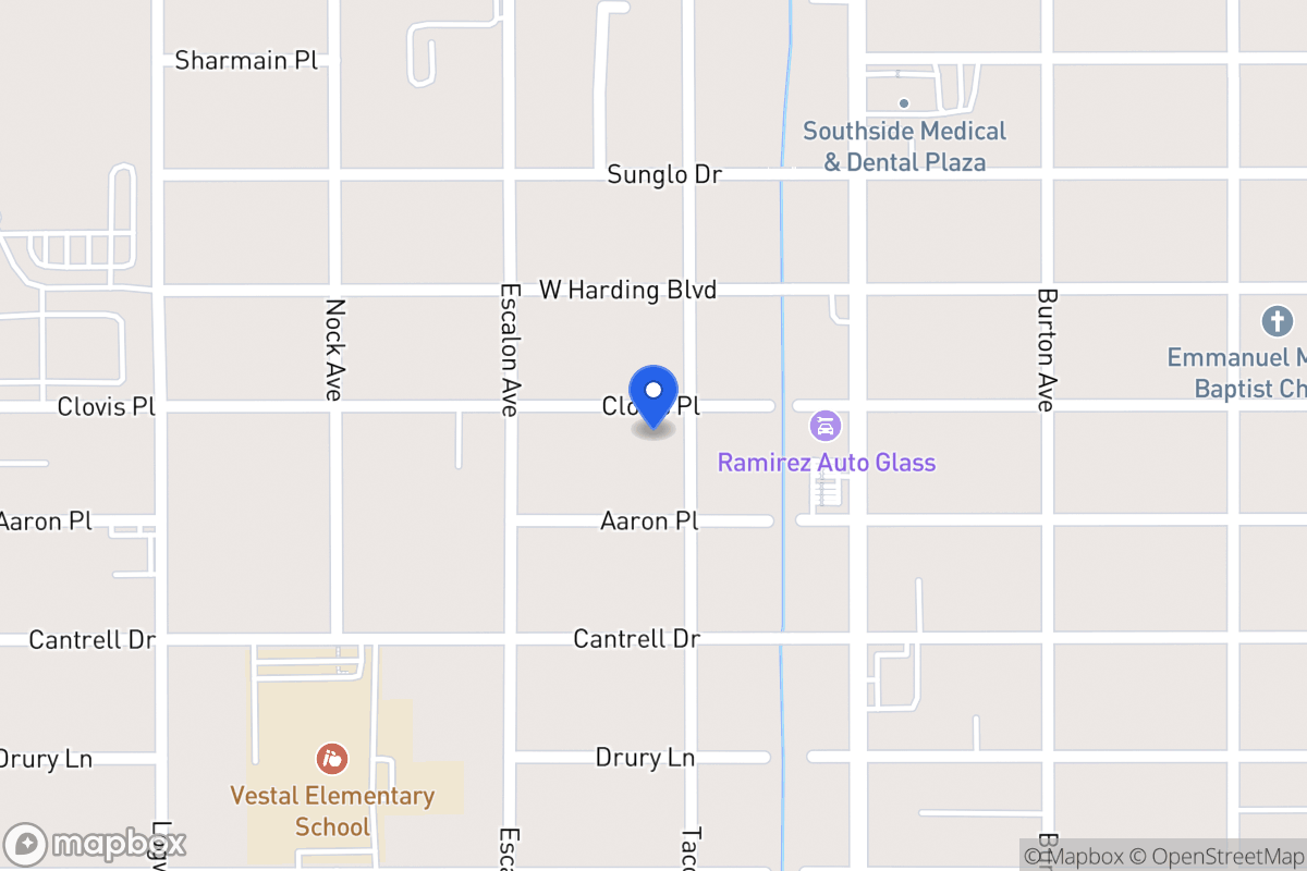 Map of 906  Clovis Pl