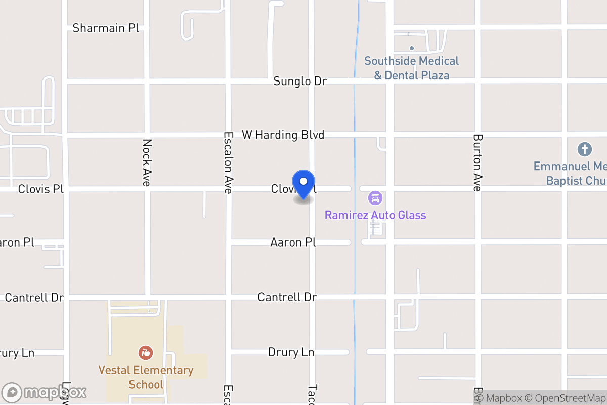 Map of 902  Clovis Pl