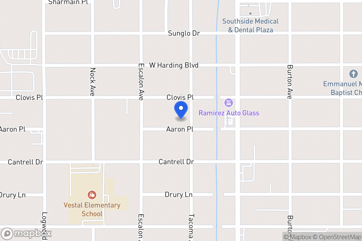 Map of 907  Aaron St