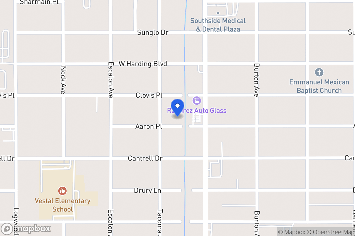 Map of 823  Aaron St