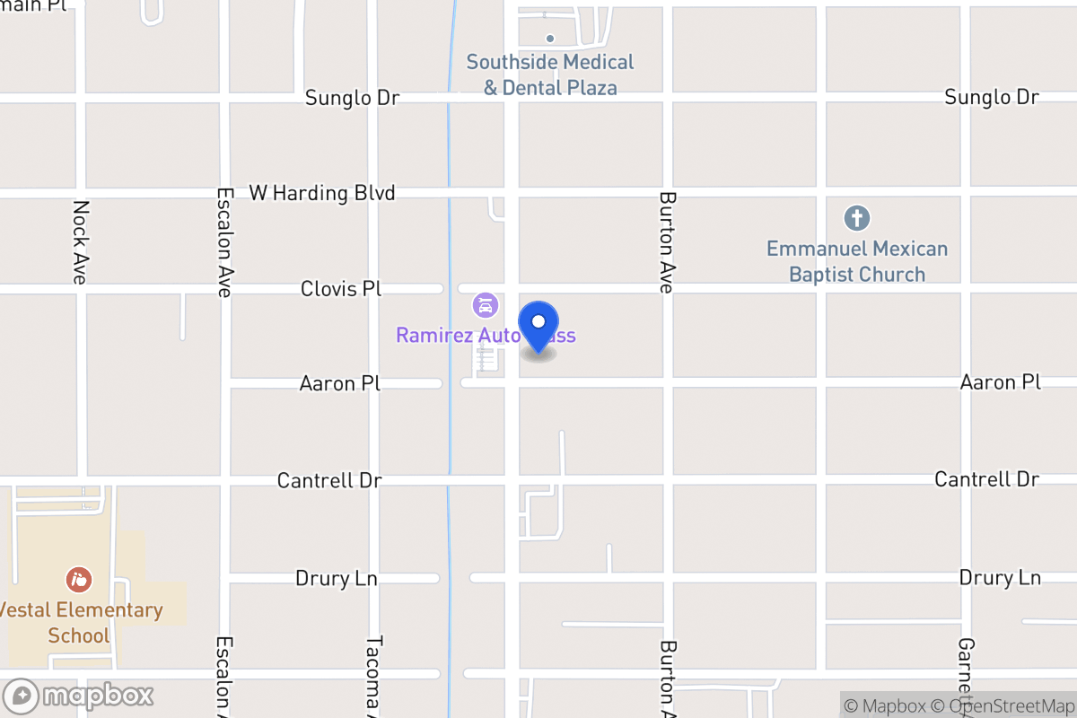 Map of 2716  Commercial Ave