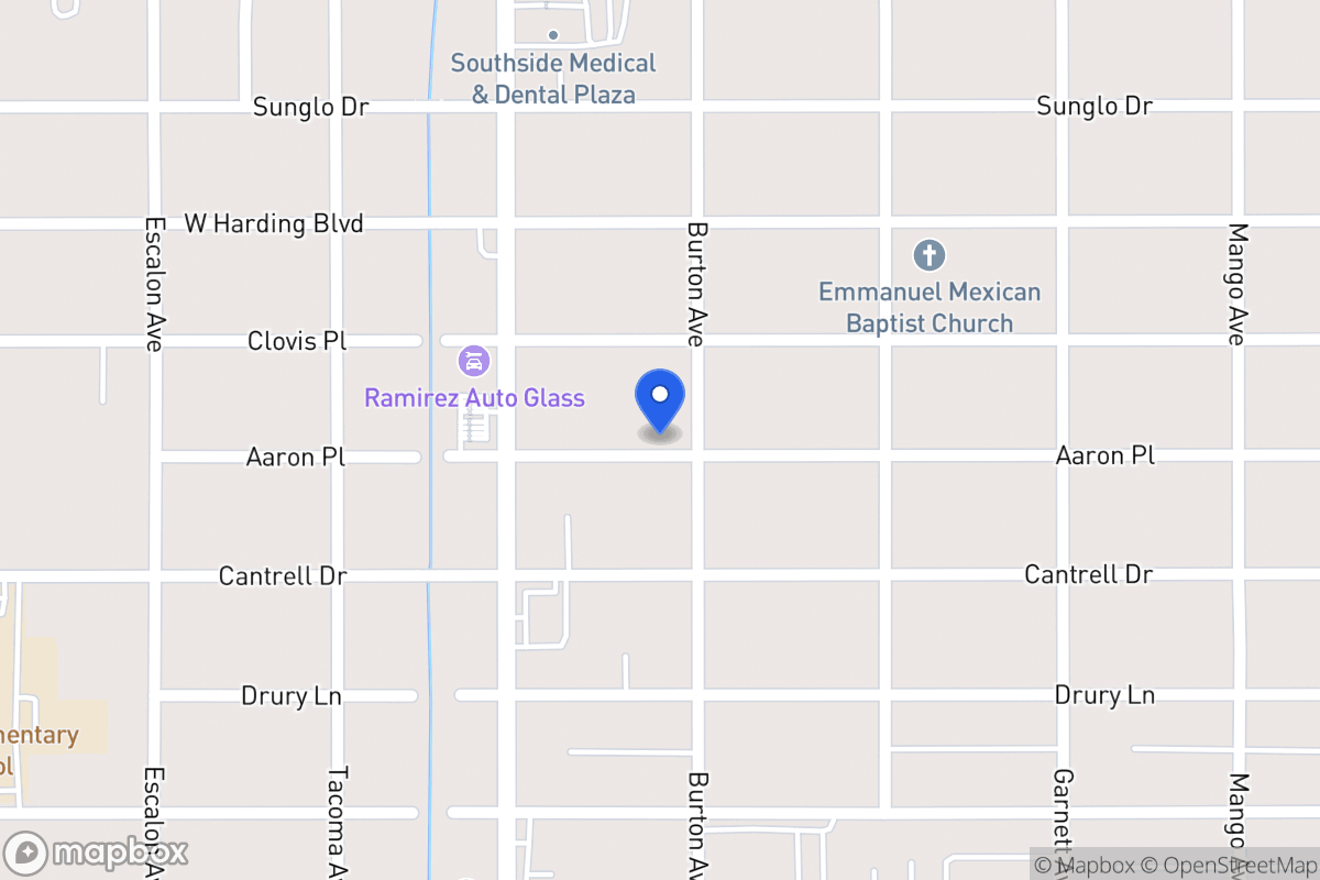 Map of 823  Burton Ave