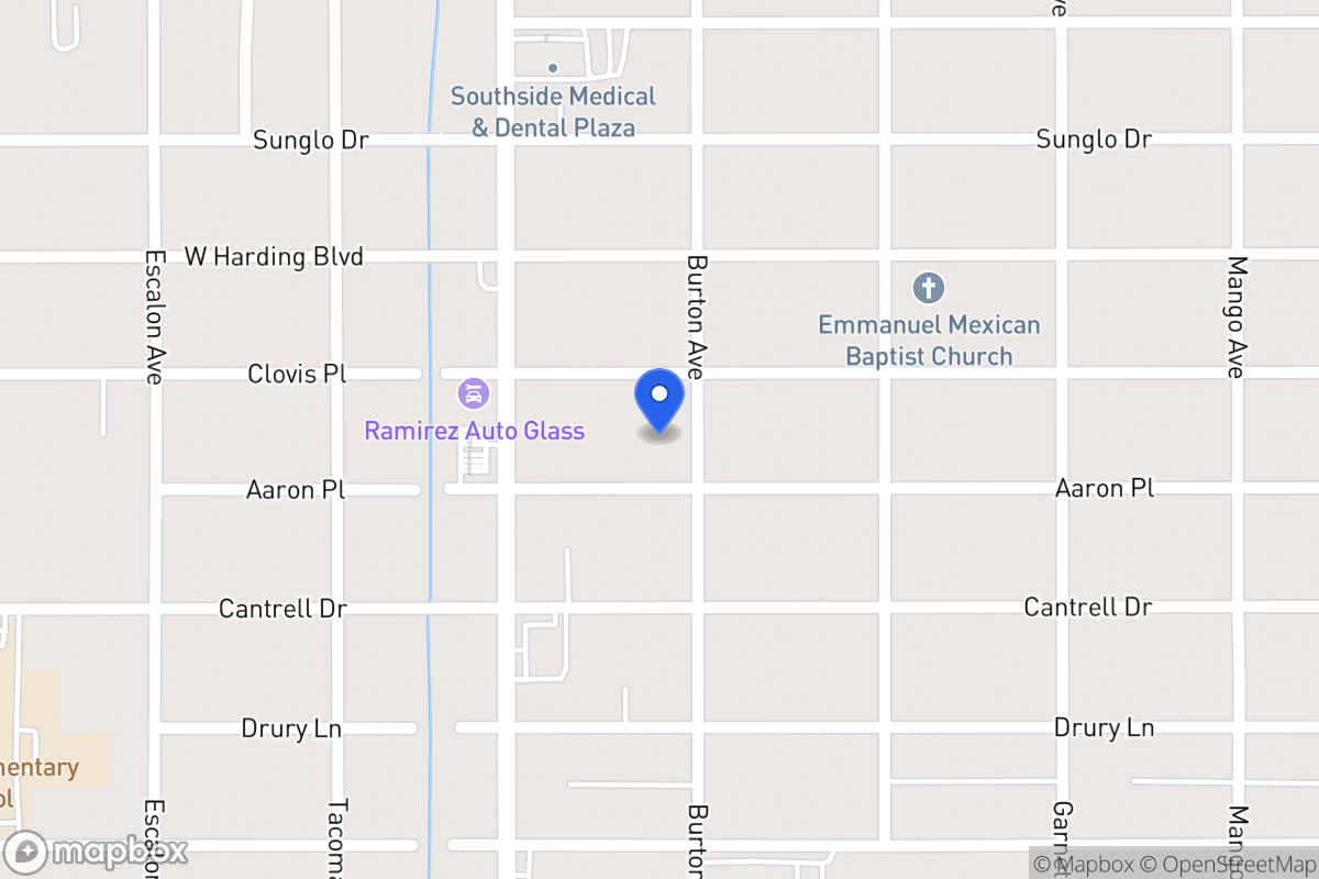 Map of 815  Burton Ave