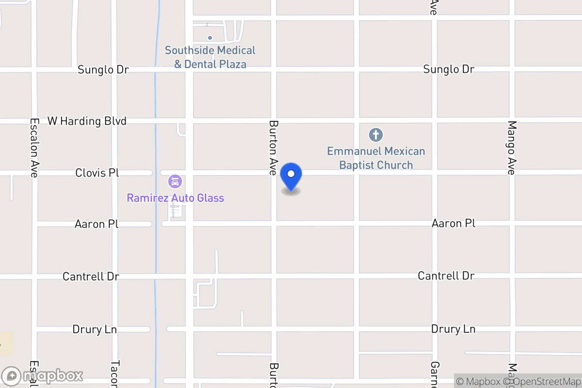 Map of 810  Burton Ave