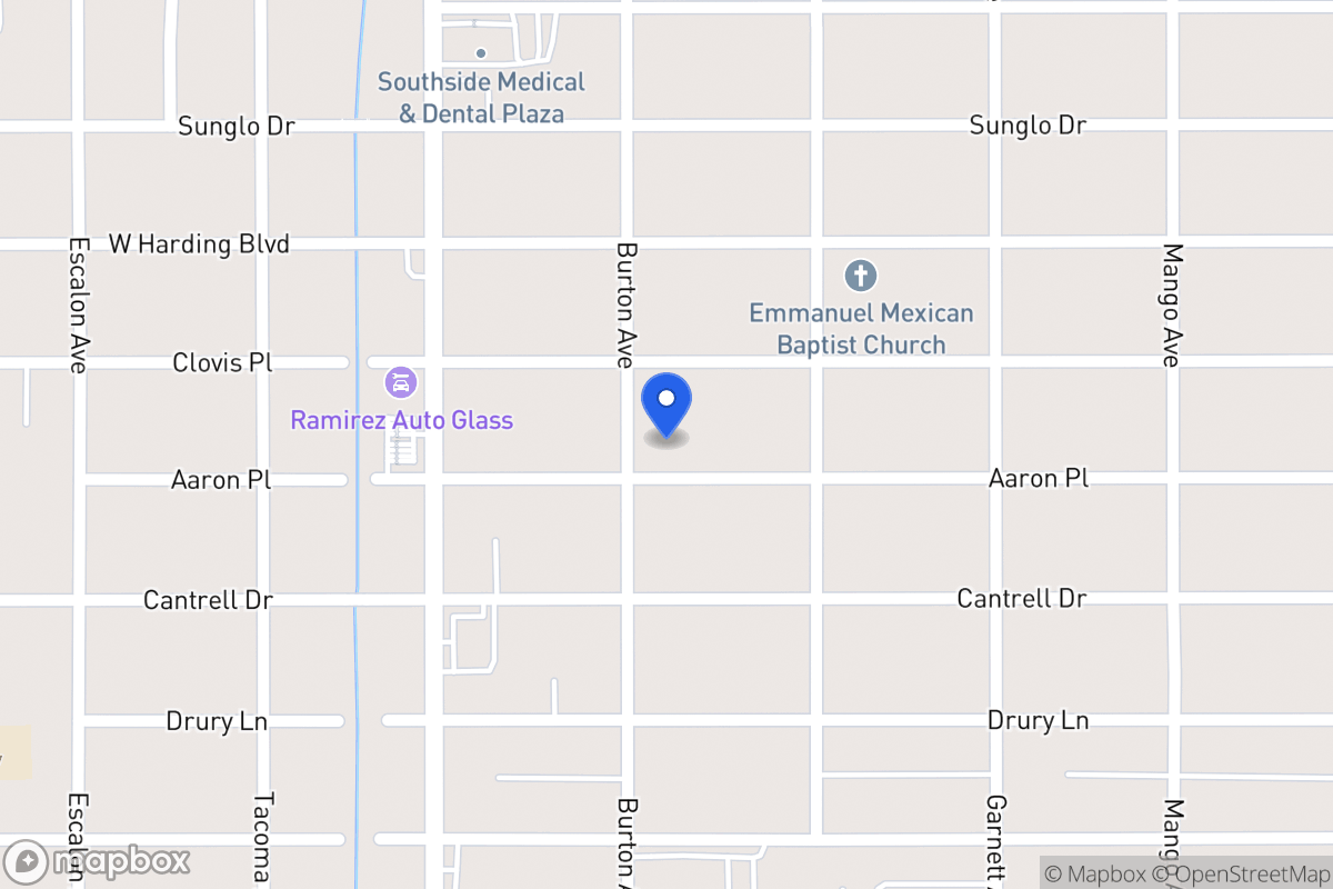 Map of 818  Burton Ave