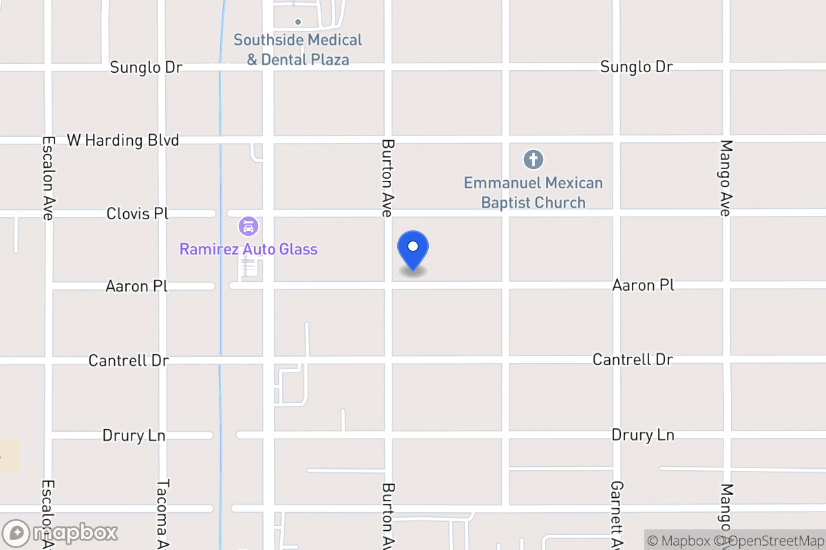 Map of 822  Burton Ave