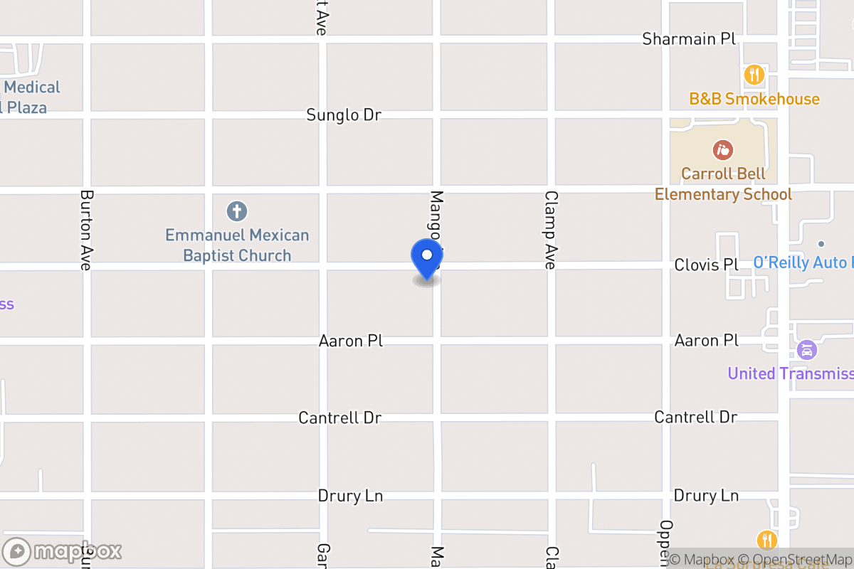 Map of 402  Clovis Pl