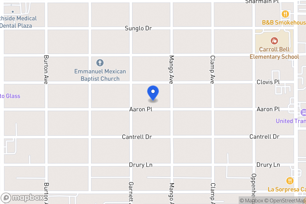 Map of 419  Aaron St