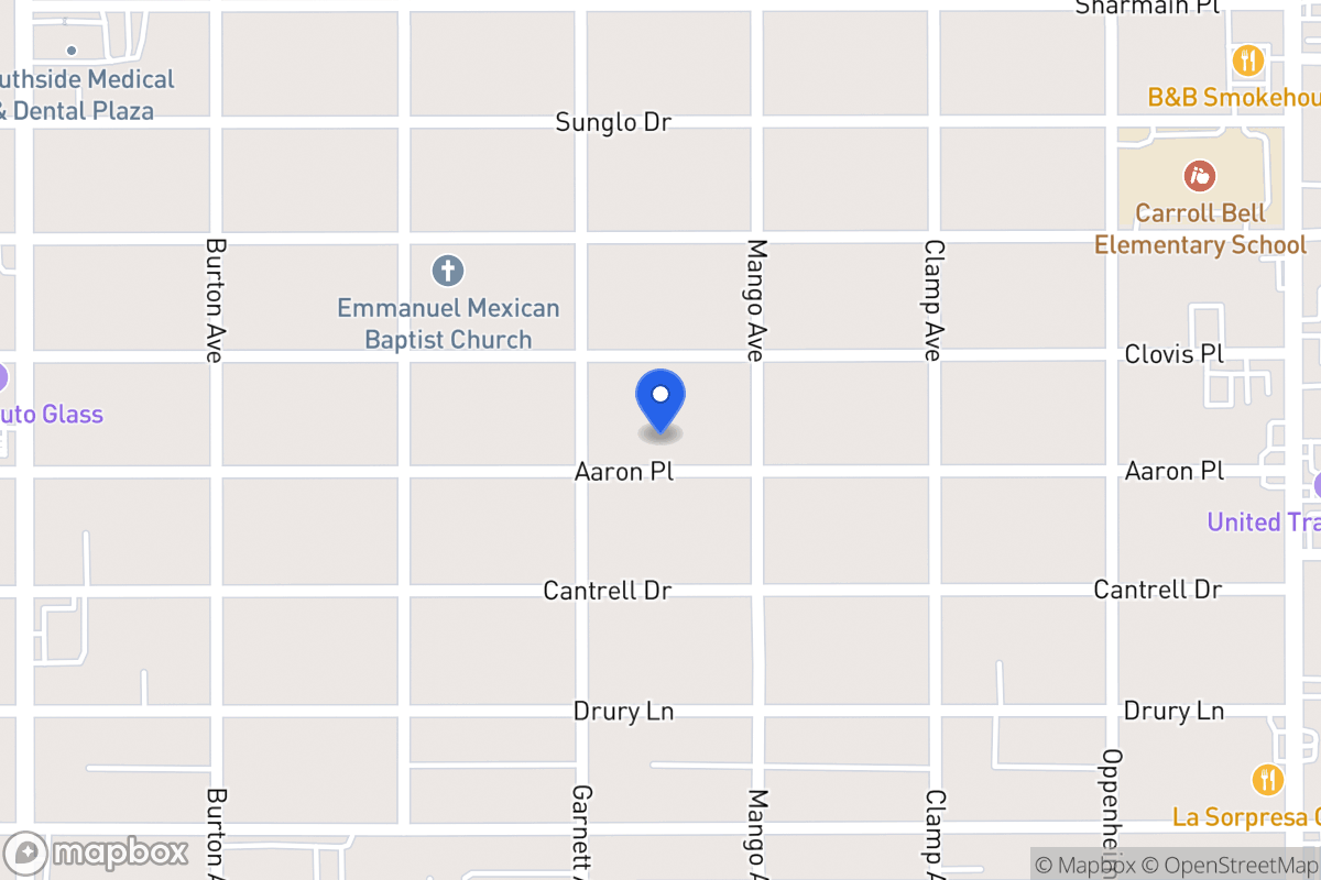 Map of 423  Aaron St