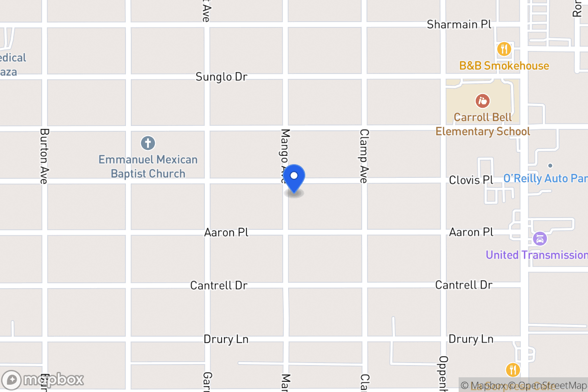 Map of 338  Clovis Pl