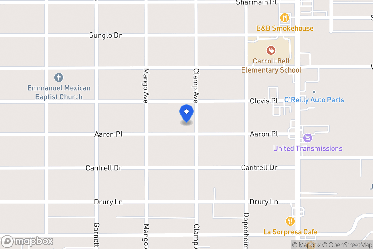 Map of 307  Aaron St